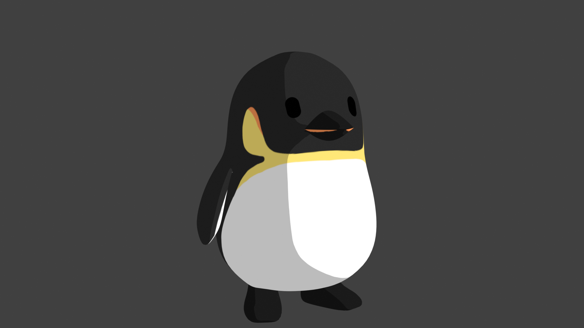 Emperor Penguin Render