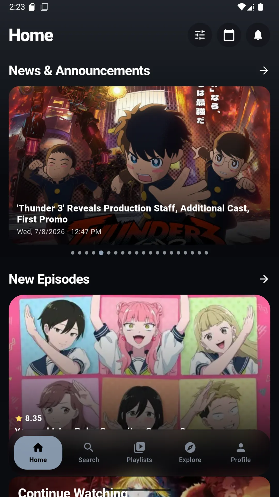 TMA Home Page