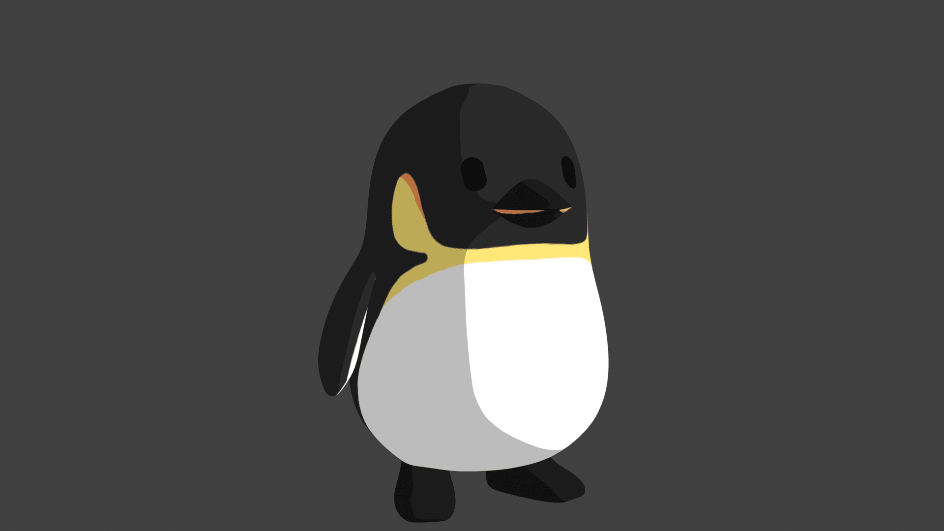 Emperor Penguin Render